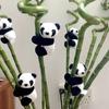 Ornament Adorable Cute 10cm Plushie Panda Pendant Stuffed Animal Doll Toy Clip