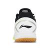 Кроссовки для бадминтона Li Ning Rubber Non-Slip, износостойкие, унисекс, цвет белый, черный, флуоресцентно-зеленый AYTT039-1