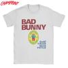Мужская футболка Bad Bunny Debi Tirar Mas Fotos DTMF Хлопковая одежда Смешные футболки с коротким рукавом и круглым вырезом Футболки большого размера