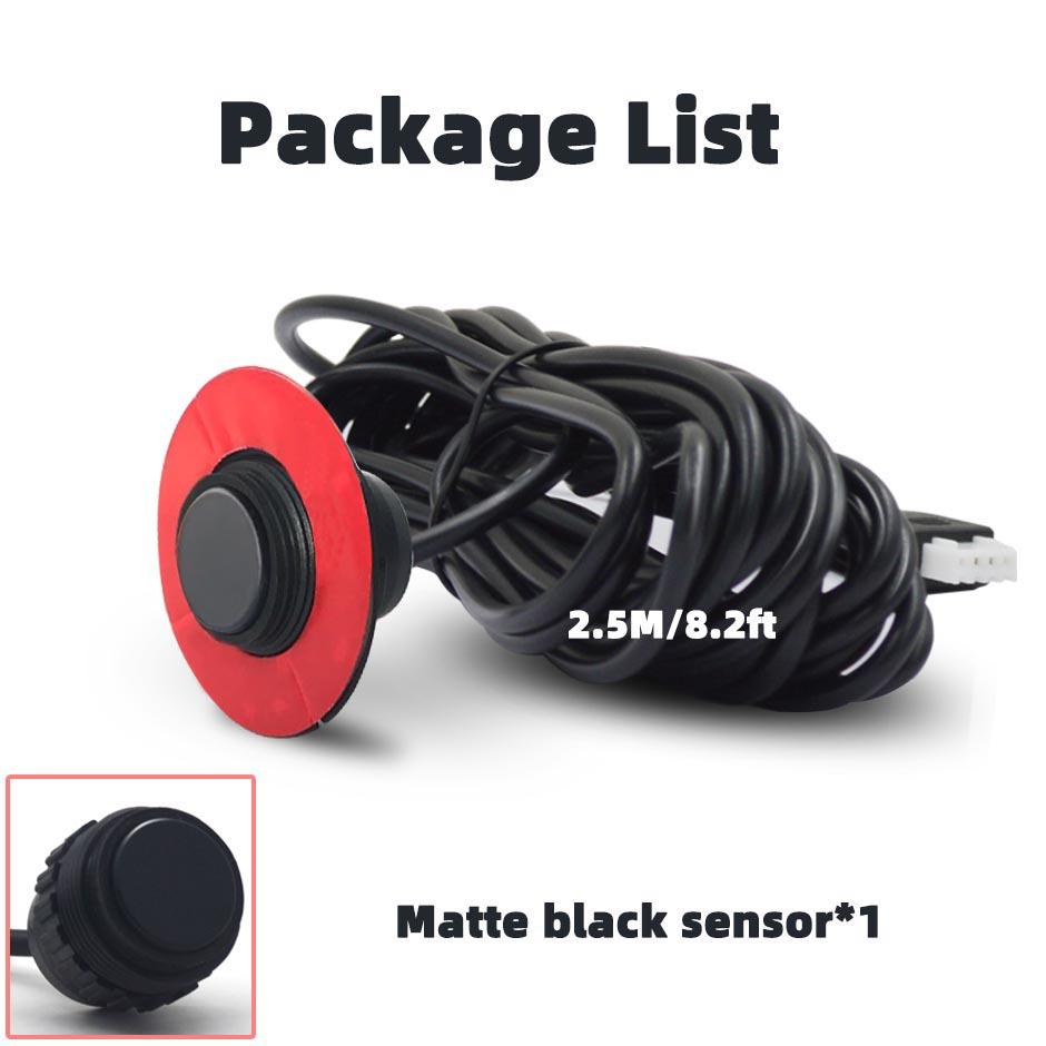 Qxny Original Embedded Flat Car Parking Sensor Parktronic Reverse Probe Ultrasonic Matte  Black Grey Silver  for Backup Rada