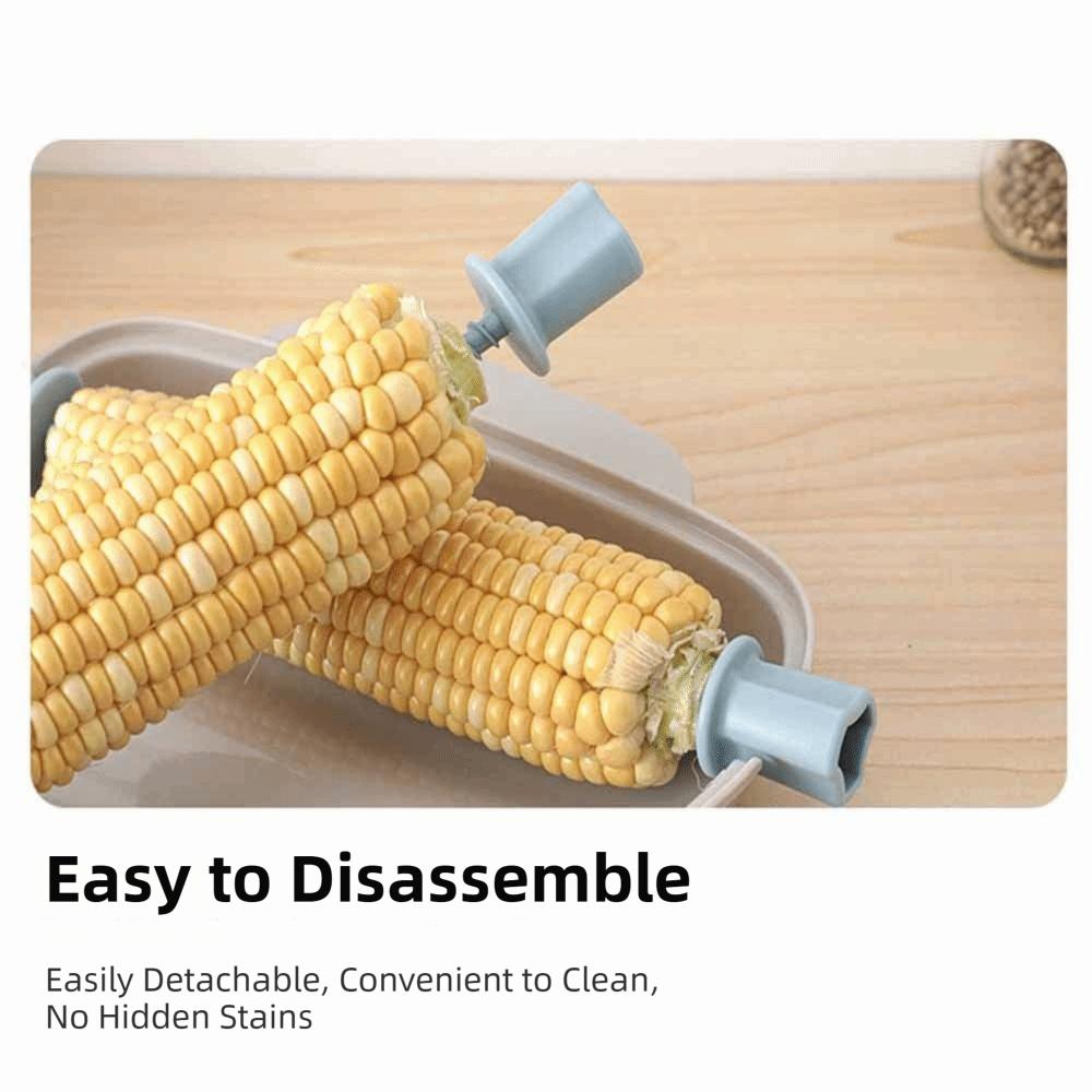 Heat Resistant Microwave Corn Cooker 2 Hole Microwave Oven Steaming Corn Box  Kitchen
