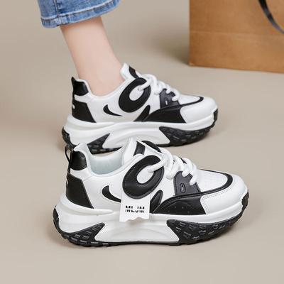 Женские кроссовки на платформе Новые спортивные кроссовки для студенток Повседневная спортивная одежда