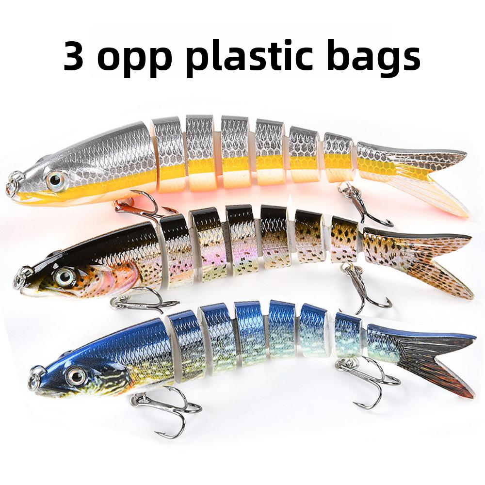 Набор многосекционных приманок Luya 8-секционная рыба приманка для пресноводной морской рыбалки твердая приманка приманка Luya продается далеко 13,5 см