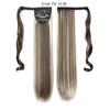 Straight Synthetic Clip In Drawstring Ponytail Hairpieces for Women High Temperature Fiber