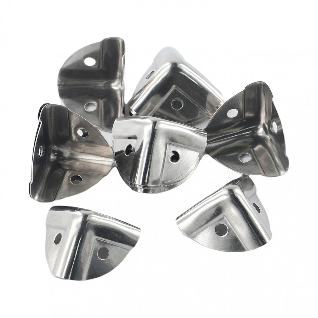 Деревянные угловые протекторы для коробок в ретро-железном дизайне, доступны в упаковках по 4/8/12 штук