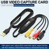 USB-карта видеозахвата VHS Видеомагнитофон Телевизор DVD Конвертер Видео и Аудио USB на AV Адаптер для Захвата Видео для Mac/ПК