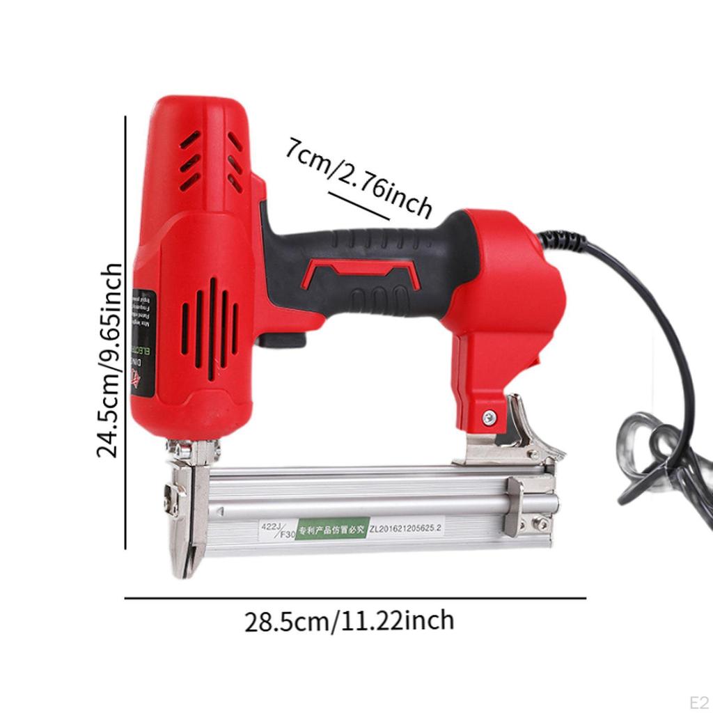 Электрический финишный гвоздезабивной степлер EU 220V вилка для DIY проекта деревообрабатывающий инструмент
