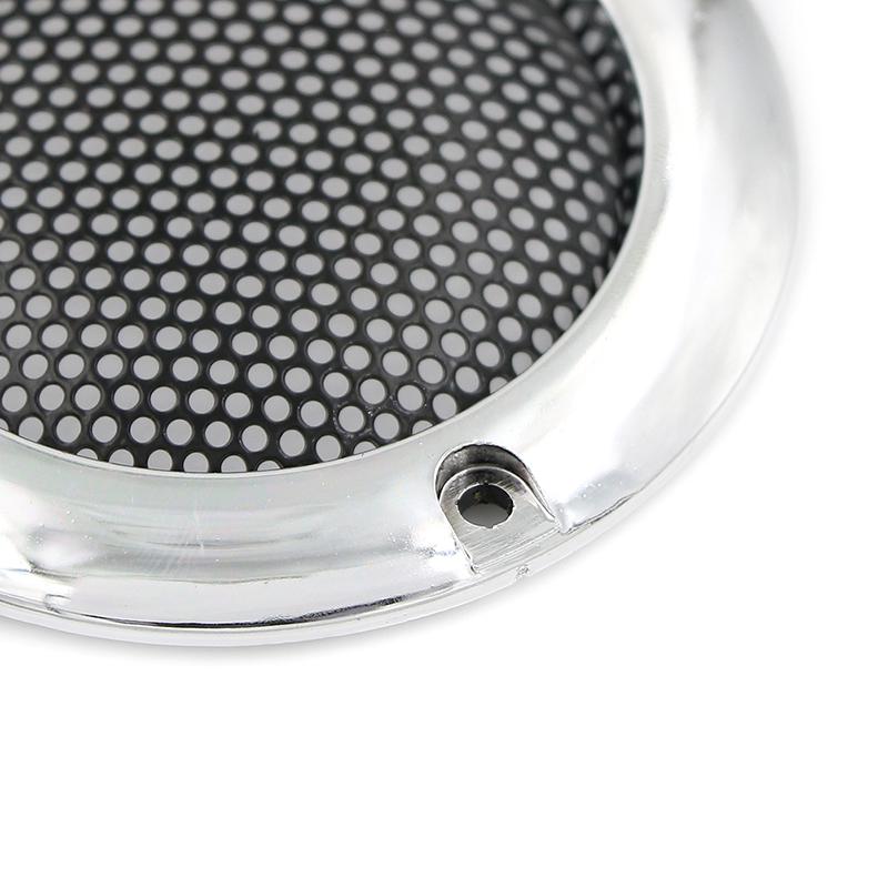 2 шт. 2 дюйма крышка динамика аудио декоративная круглая металлическая сетка решетка