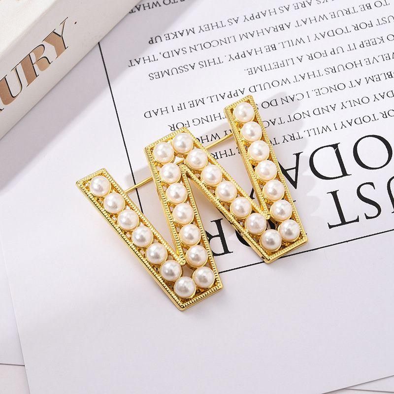 Брошь в классическом стиле, очаровательная брошь, булавка с буквой, модная брошь, модная булавка