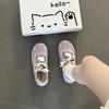 Cartoon Cute Hello Kitty Sports Training Shoes Autumn and Winter Retro Versatile Simple Commuter Girls Casual Shoes Single Shoes
