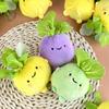Cartoon Vegetable Doll Three-color Radish Kohlrabi Toy Doll Bag Hanging Doll Keychain Doll