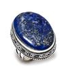 Lapis Lazuli Gemstone 925 Sterling Silver Gift Jewelry Ring Size 9