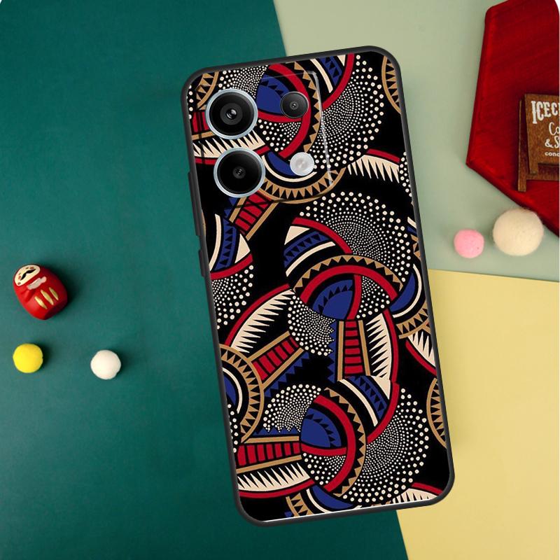 African Wax Print Design Case For Xiaomi Redmi Note 13 14 12 11 10 15 Pro Plus Redmi 13 15 14C 13C 15C 10C 12C Funda