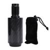 Pool Cue Extension 2 Inch Carbon Fiber Billiard Stick Extender with Bumper for CUETEC