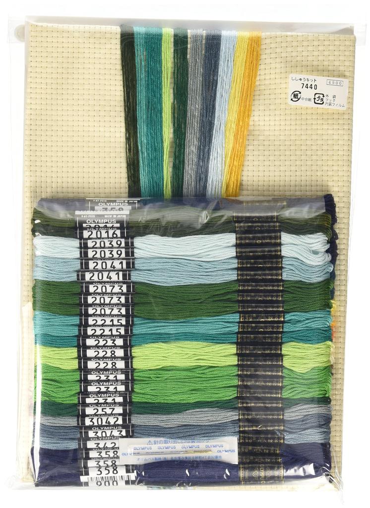 Olympus Cross Stitch Embroidery Aurora of Yellowknife 7440 Kit (Canada)
