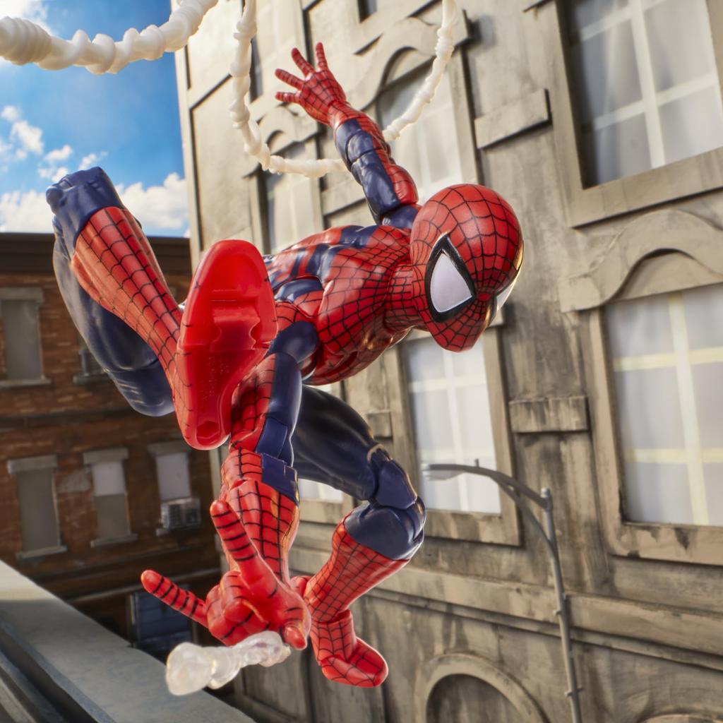 Hasbro MARVEL Marvel Legends Maximum Series Spider-Man, коллекционная фигурка Deluxe Spider-Man Comics 15 см, потрясающая артикуляция, потрясающий