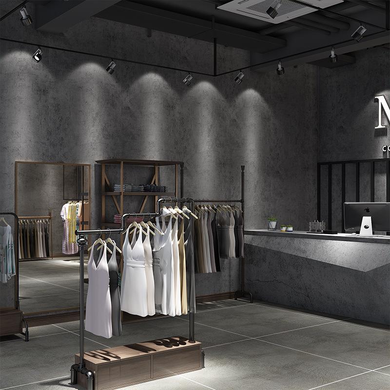 Индустриальный Ветер Самоклеящиеся Обои Цементно-Серый Стикер Водонепроницаемые Ретро Старые Пятнистые Темно-Серые Обои