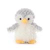 Apricot Lamb Grey Stuffed Penguin Plush Toy for Soft and Cute Fluffy Grey Penguin for Girls and 20cm Kids, Boys,
