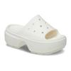 Шлепанцы Crocs Stomp на танкетке для мужчин и женщин Термопластичная подкладка, верх и стелька Дизайн с круглым носком