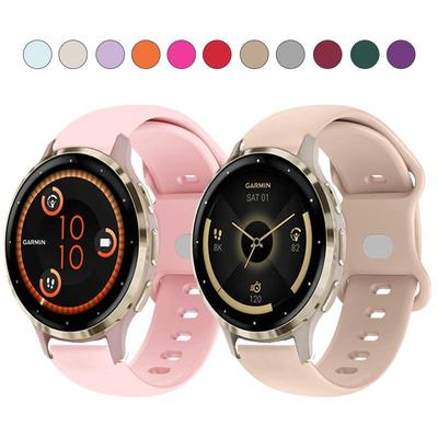 18-миллиметровый ремешок для Garmin Venu 3S 2s Дышащий Мягкий 18-миллиметровый спортивный ремешок для Garmin Move 3s/265S 255S/vivoactive 4s/Active S