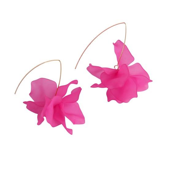 1 пара серьги-подвески в виде лепестков, длинные стильные висячие серьги, женские серьги-крючки для пирсинга, ювелирные изделия в подарок