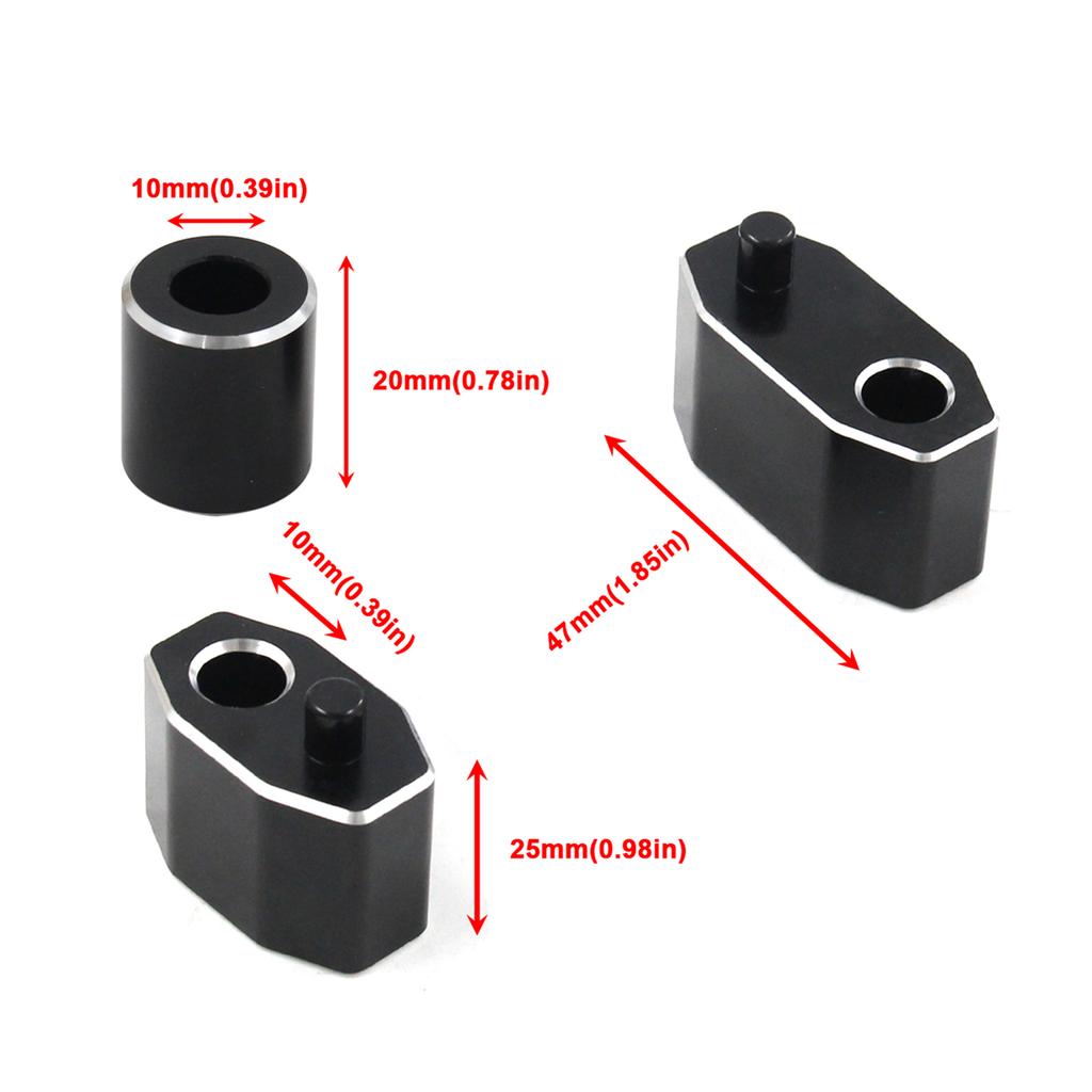 Driver FloorBoard Extension Kit 0.98in Replacement for Road King Touring Models 2009 2022