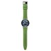 Swatch Essentials Кварцевый механизм 30м Водонепроницаемость Унисекс Часы 43мм Синий циферблат Корпус из нержавеющей стали YVS531