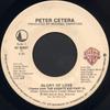 7inch Record PETER CETERA (CHICAGO) - Glory Of Love (Theme From The Karat 9286627 WARNER BROS. 1986 Canada Pop Used
