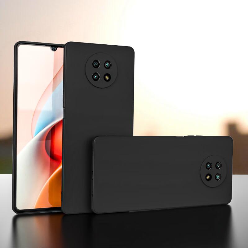 Phone Case for Xiaomi Redmi Note 9 Pro, Xiaomi Redmi Note 9 Pro Upgraded Lens Frosted Anti-Drop Silicone Soft Case - Dark Night Green
