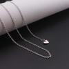 Heart Stethoscope Pendant Necklace for Women Alloy Jewelry Elegant Fashion Accessory Gift for Girlfriend Wife Mom Valentine