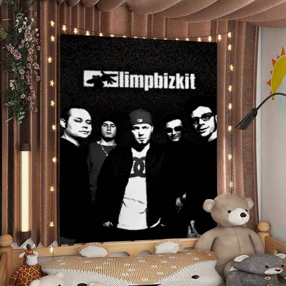 Rock Band Limp Bizkit Мультяшный Гобелен Искусство Научная Фантастика Комната Домашний Декор Настенное Полотно Домашний Декор