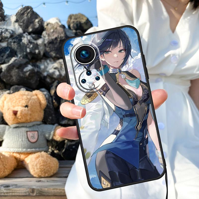 Genshin Impact Yelan Case For Honor X9b X8b X8 X9 X6a X7a X8a X9a Honor Magic 6 5 Pro 50 70 90 Lite Back Cover