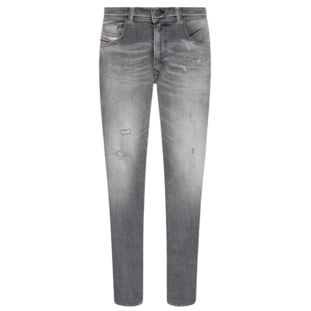 Diesel Mens 1979 Sleenker Denim Faded Distressed Jeans