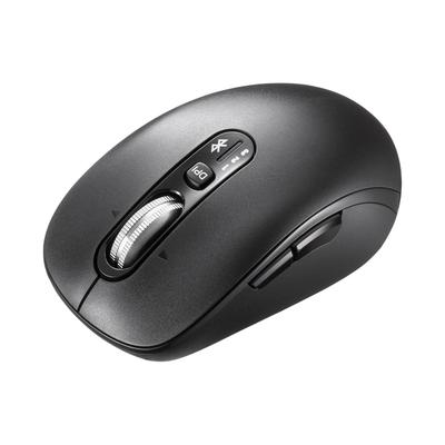 Sanwa поставляет бесшумную Bluetooth-мышь (Наклон рулевого колеса, Высокоскоростная прокрутка) MA-BBS529BK