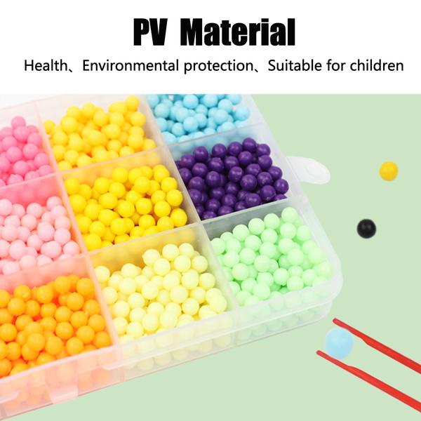 2400pcs DIY Fuse Bead Plastic Perler Beads Toys Funny For Kid DIY Crafts Gift