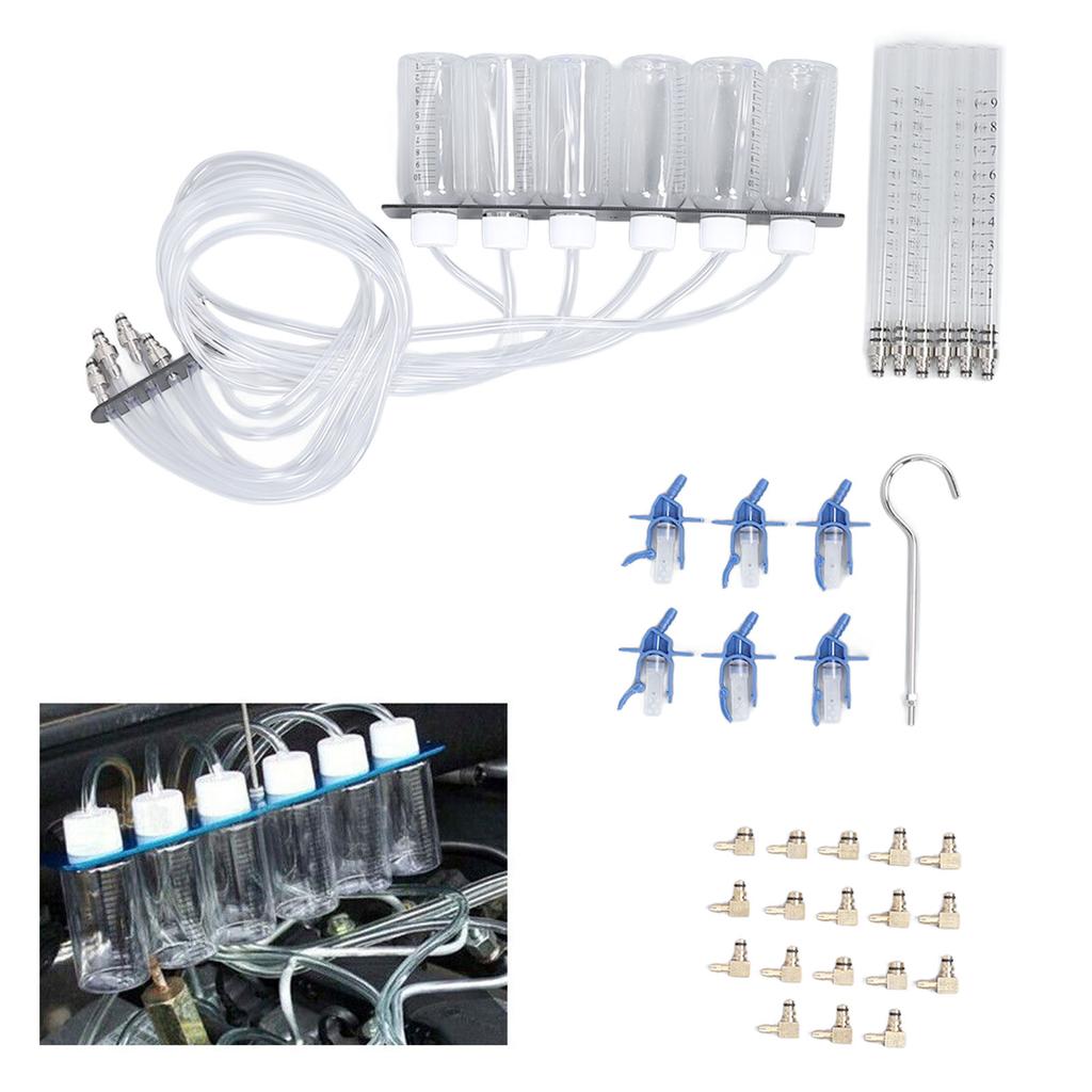 Комплект для проверки производительности дизельных форсунок Эффективный Многофункциональный Сверхпрочная конструкция Адаптер Common Rail Набор тестеров топлива