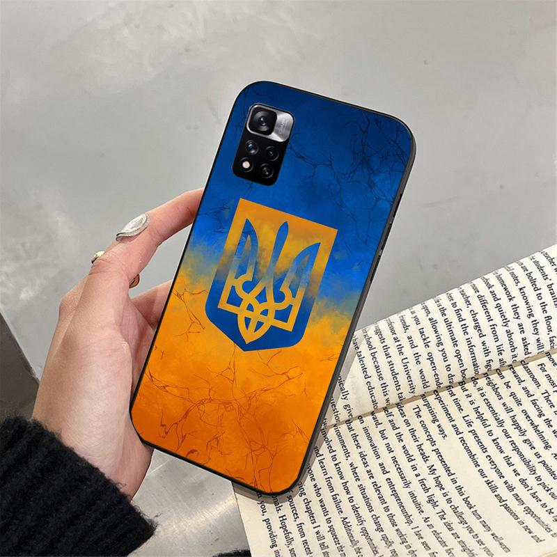 Phone Case For Xiaomi Redmi Note 11S 11 10 Pro 9Pro 8Pro Note9 9S 10S 9T Redmi 10 10C 9C 9A Ukraine Flag Case Funda Capa Cell