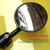 2 шт. Мотоциклетные зеркала заднего вида круглые 7/8" торцевые на руль складные регулируемые для велосипеда велоспорта зеркало