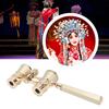 Opera Glasses Binoculars with Handle 3X25 Metal Portable Theater Glasses for Watching Drama Stage Play Art Performance