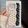 Чехол для телефона с кружевным горошком для iPhone 17 16 15 14 Plus 13 12 11 Pro MAX Air 16E Защитная пленка для экрана Защитный чехол Ударопрочный чехол