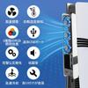 With the New PS5 PS5 Pro Cooling Fan with Automatic Temperature Fan Speed LED USB Low Rapid Heat PS5 Peripheral Compatible with Both Disc and Digital