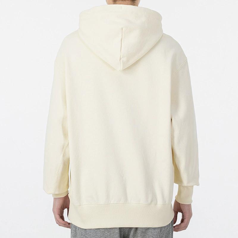 Nike Однотонная толстовка с вышитым логотипом, мужские топы, молочно-белый DA0024-113