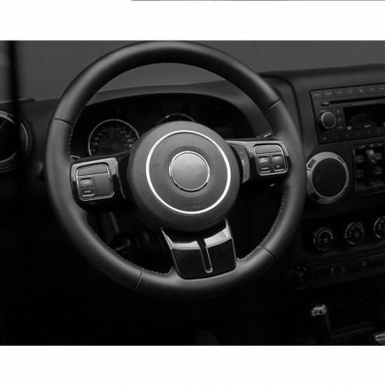 3 шт. Накладки на руль для Jeep Compass 2011-2016 /Wrangler JK 2011-2017