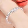 Versatile Simple Three-ring Bracelet Fashion Silver-plated Three Lives Three Worlds Bracelet
