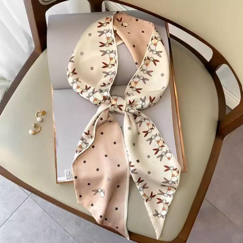 Women's Polka Dot Cashew Long Scarf Belt – 2025 Waist & Neck Accessory