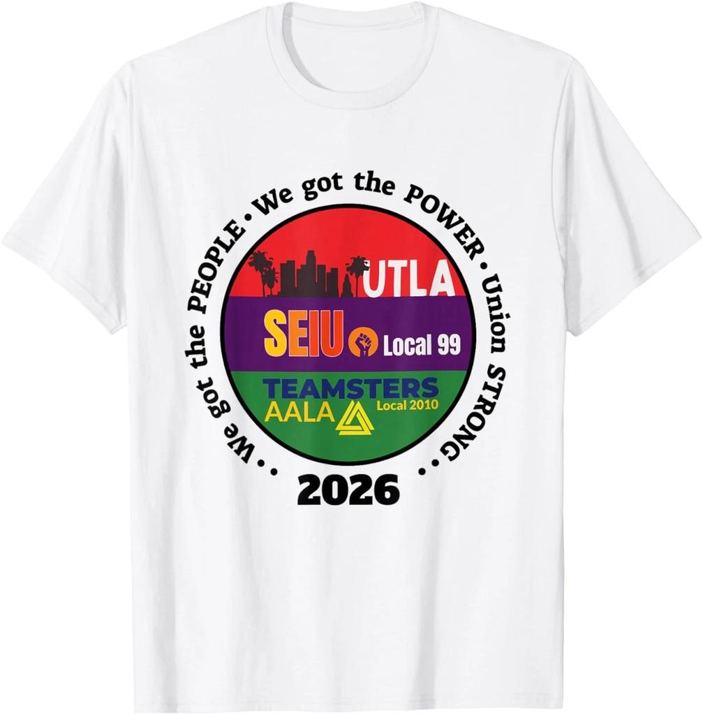 Labor Movement UTLA SEIU AALA We Got The People Womens Mens T- Shirt