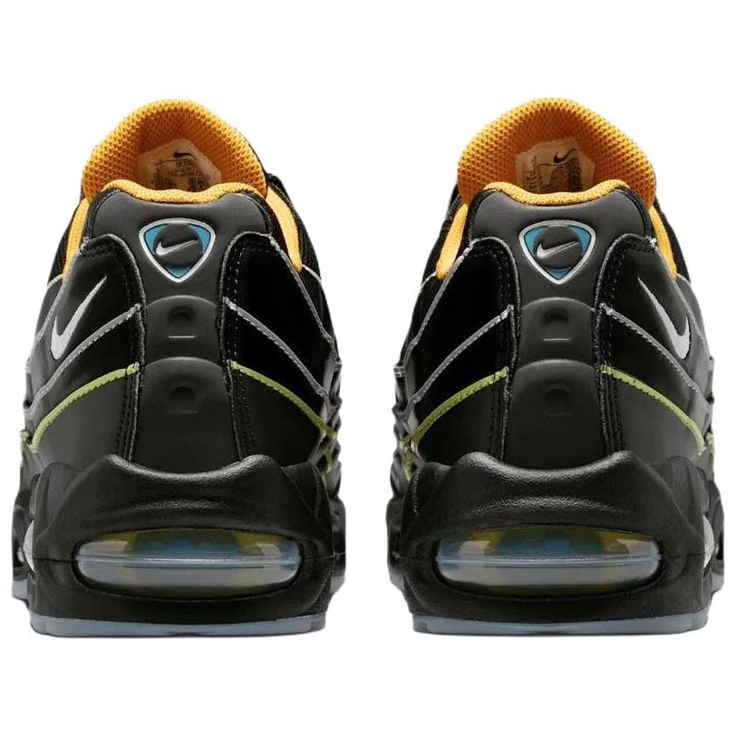 Nike Дышащие кроссовки для бега Air Max 95, унисекс, черные с белым, IR5901-010