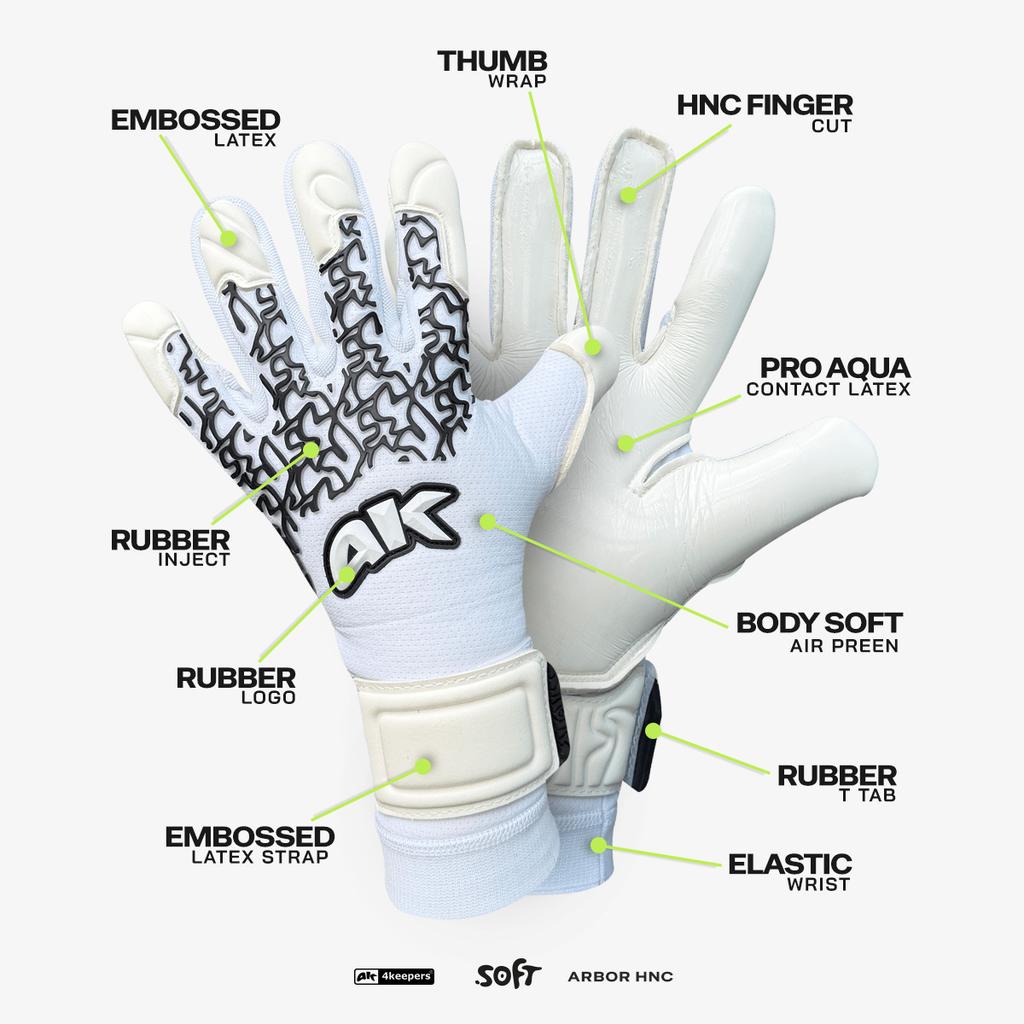 Soft Arbor Hnc | 4Keepers Goalkeeper Gloves 4Keepers Soft Arbor Hnc 8 Goalkeeper Gloves