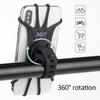 Versatile 360 Degrees Rotate Silicone Cell Phones Holder For Bicycle MTB Bike