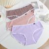 High Quality Comfort Mid-waist Cotton Panties Female Summer Breathable Package Hip Large Size Ladies Triangle Panties Summer Female Sexy Briefs